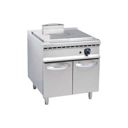 Gas French-Style Teppanyaki Griddle with Cabinet